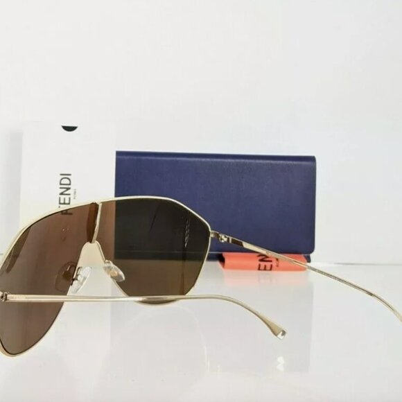 Authentic Fendi Gold Unisex Sunglasses - Picture 5 of 6